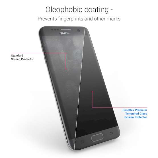 Caseflex Samsung Galaxy S7 Edge Screen Protector - Clear