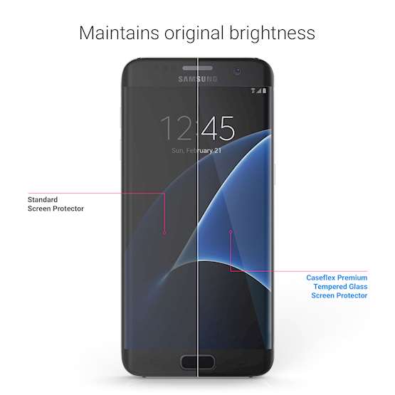 Caseflex Samsung Galaxy S7 Edge Screen Protector - Clear
