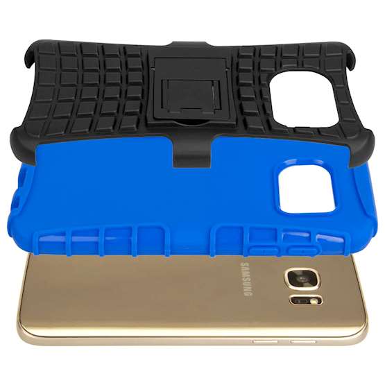 Caseflex Samsung Galaxy S7 Kickstand Combo Case - Blue 