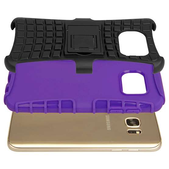 Caseflex Samsung Galaxy S7 Kickstand Combo Case - Purple