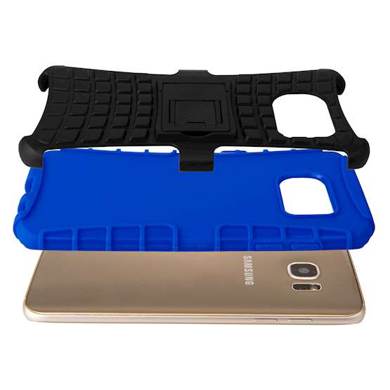 Caseflex Samsung Galaxy S7 Edge Kickstand Combo Case - Blue