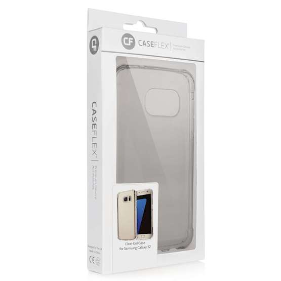 Caseflex Samsung Galaxy S7 TPU Gel Case - Clear 