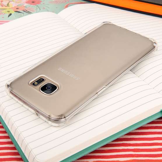 Caseflex Samsung Galaxy S7 Edge TPU Gel Case - Clear 