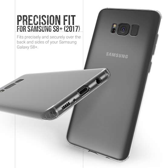 Samsung Galaxy S8 Plus Ultra Thin Gel Case - Clear