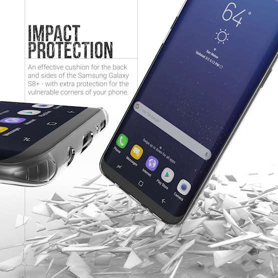 Samsung Galaxy S8 Plus Ultra Thin Gel Case - Clear