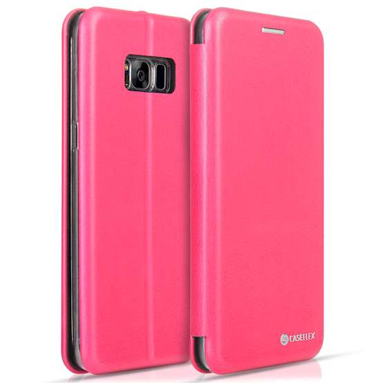 Caseflex Samsung Galaxy S8 Snap Wallet Case - Pink (Retail Box)
