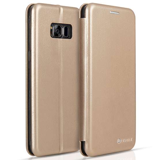Caseflex Samsung Galaxy S8 Snap Wallet Case - Gold (Reatial Box)