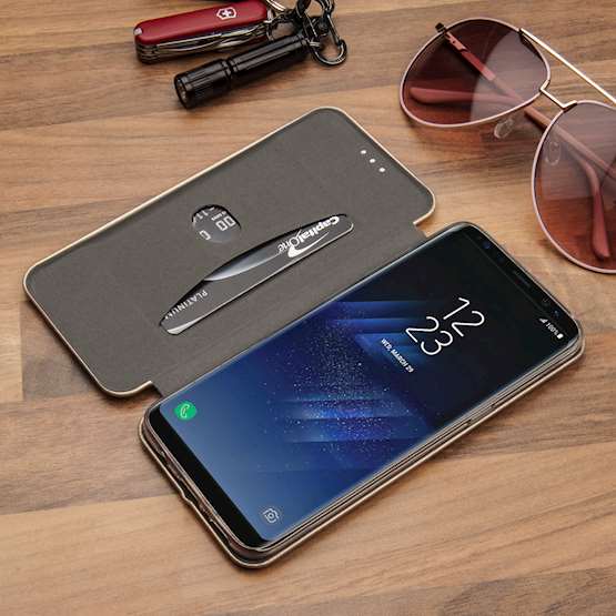 Caseflex Samsung Galaxy S8 Snap Wallet Case - Gold (Reatial Box)