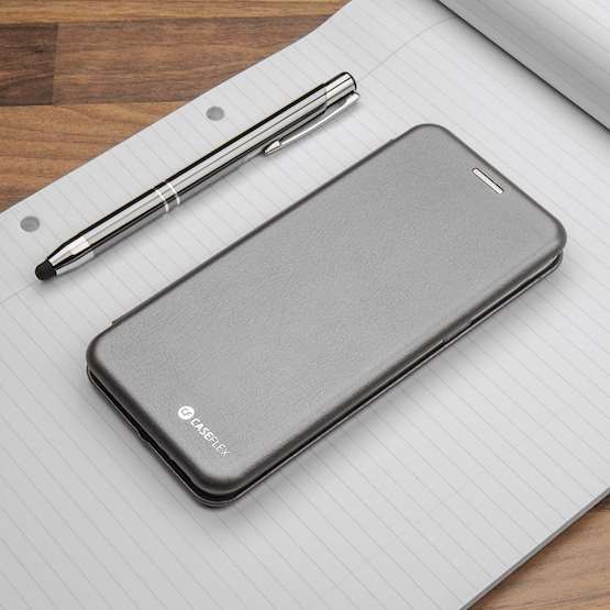 Caseflex Samsung Galaxy S8 Plus Snap Wallet Case - Grey (Retail Box) 