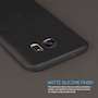 Samsung Galaxy S7 Matte Silicone Gel Case - Black