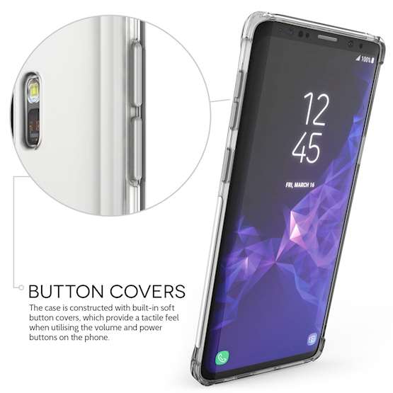 Caseflex Samsung Galaxy S9 Alpha TPU Gel Case - Clear