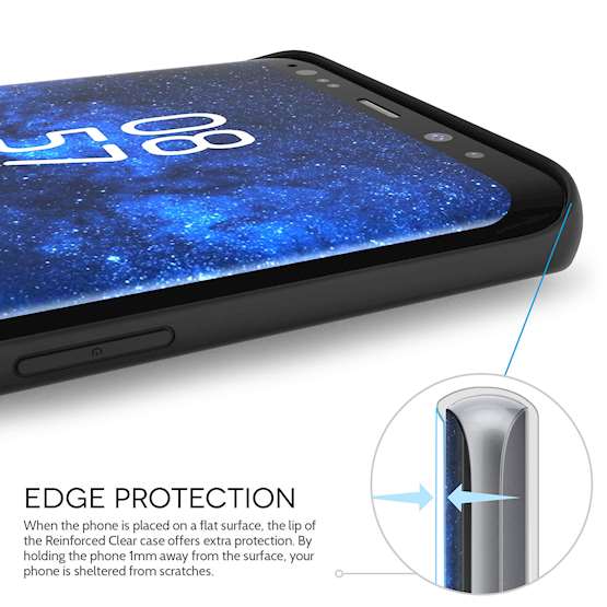 Caseflex Samsung Galaxy S9 Plus Matte TPU Gel Case - Solid Black