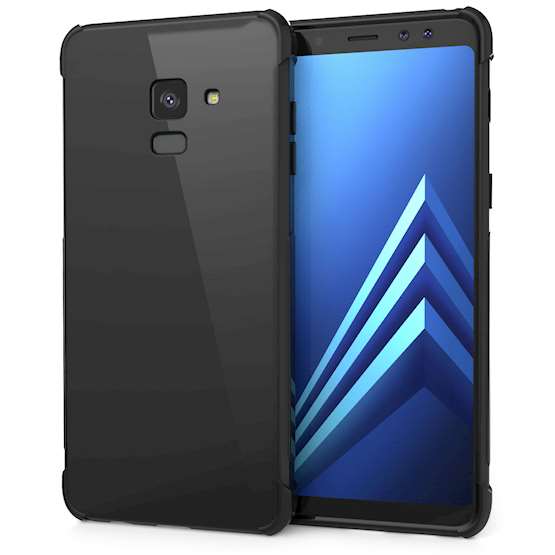 Caseflex Samsung Galaxy A8 (2018) Alpha TPU Gel Case - Black