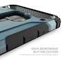 Caseflex Samsung Galaxy S9 Armoured Shockproof Carbon Case - Blue