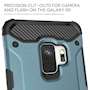 Caseflex Samsung Galaxy S9 Armoured Shockproof Carbon Case - Blue