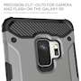 Caseflex Samsung Galaxy S9 Armoured Shockproof Carbon Case - Steel Blue