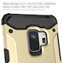 Caseflex Samsung Galaxy S9 Armoured Shockproof Carbon Case - Gold