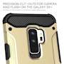 Caseflex Samsung Galaxy S9 Plus Armoured Shockproof Carbon Case - Gold