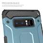 Caseflex Samsung Galaxy Note 8 Armoured Shockproof Carbon Case - Blue