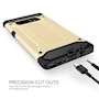 Caseflex Samsung Galaxy Note 8 Armoured Shockproof Carbon Case - Gold