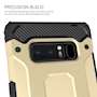 Caseflex Samsung Galaxy Note 8 Armoured Shockproof Carbon Case - Gold