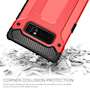 Caseflex Samsung Galaxy Note 8 Armoured Shockproof Carbon Case - Red