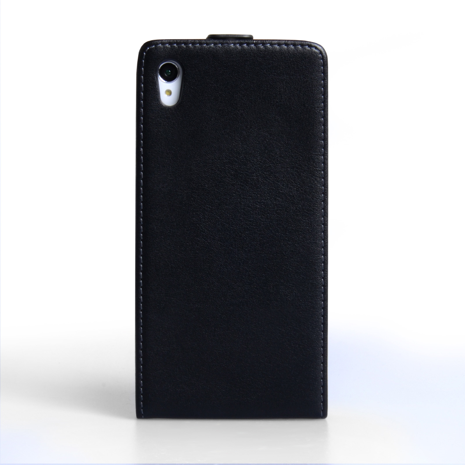 Caseflex Sony Xperia Z2 Real Leather Flip Case - Black
