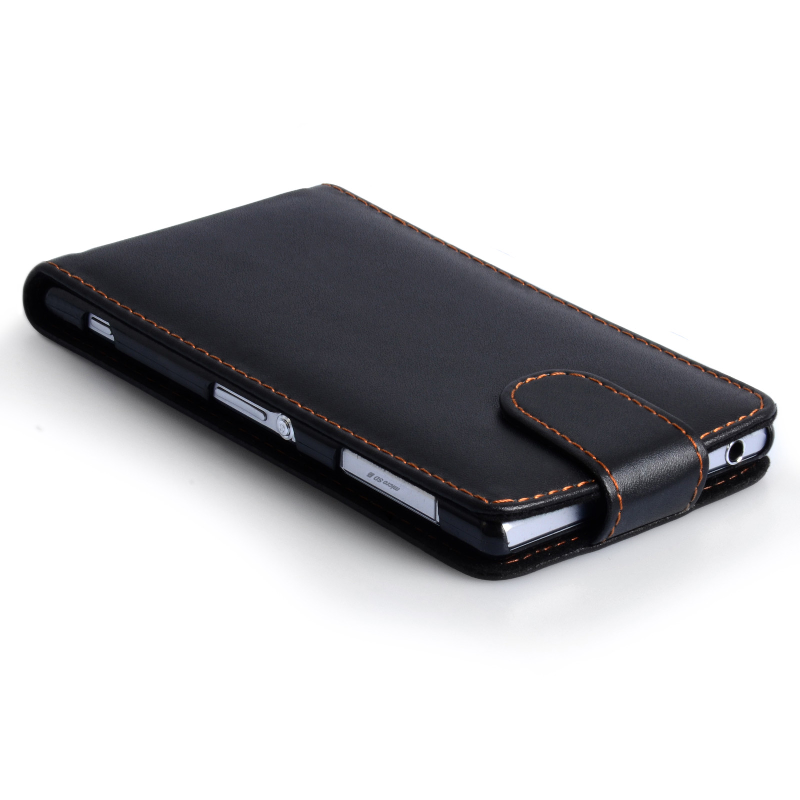 YouSave Accessories Sony Xperia Z2 Leather-Effect Flip Case - Black