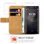 Sony Xperia XA2 Real Leather Wallet - Black