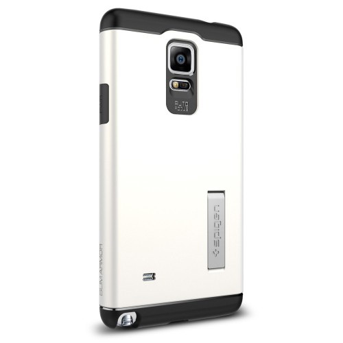 Spigen Samsung Galaxy Note 4 Case Slim Armor - Shimmery White