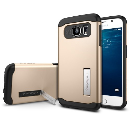 Spigen Samsung Galaxy S6 Case Slim Armor Series - Champagne Gold