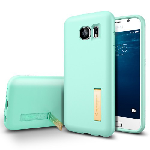 Spigen Samsung Galaxy S6 Case Capsule - Solid Mint