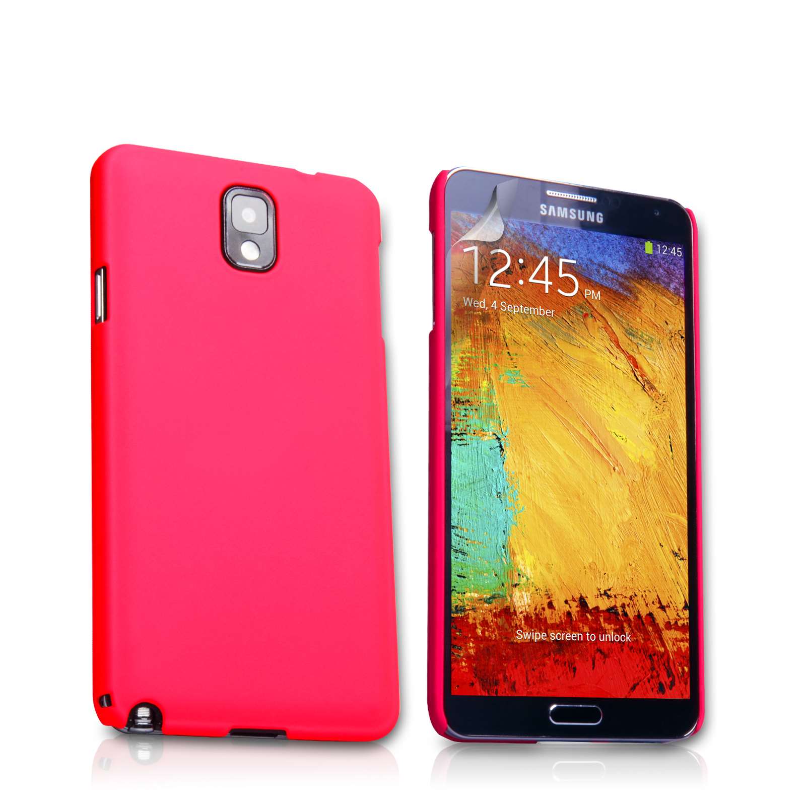 YouSave Samsung Galaxy Note 3 Hybrid Case - Hot Pink