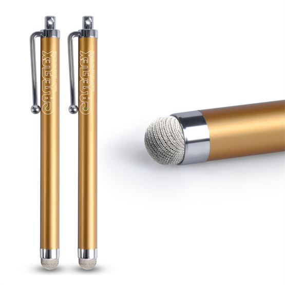 Caseflex Stylus Pen - Gold (Twin Pack)