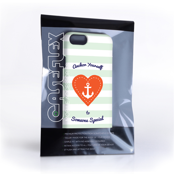 Caseflex iPhone 7 Anchor Love Heart Case