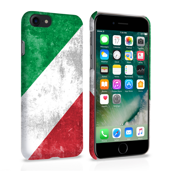 Caseflex iPhone 7 Retro Italy Flag Case