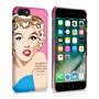 Caseflex iPhone 7 Marilyn Monroe Fear Is Stupid Quote Case