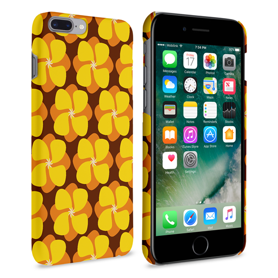 Caseflex iPhone 7 Plus Buttercup Pattern Case 
