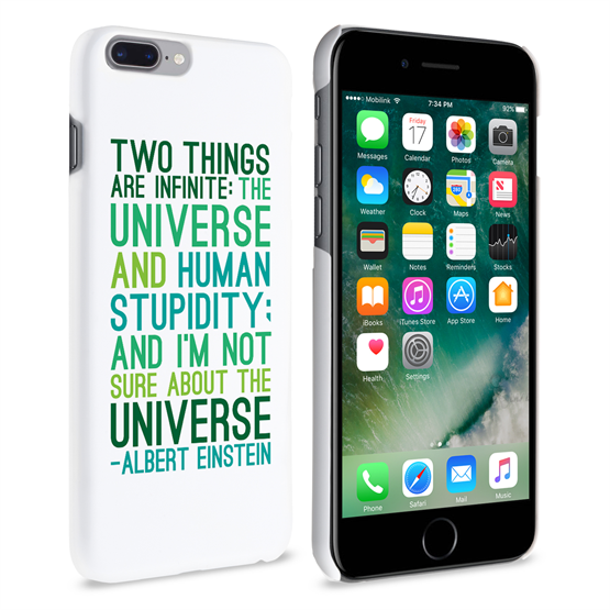 Caseflex iPhone 7 Plus Albert Einstein Quote Case 