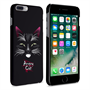 Caseflex iPhone 7 Plus Angry Cat Black Case 