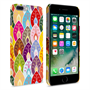 Caseflex iPhone 7 Plus Bright Coloured Leaves Pattern Case 