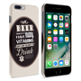 Caseflex iPhone 7 Plus Beer Label Quote - Brown Case 