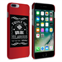 Caseflex iPhone 7 Plus Bourbon Whiskey Quote - Black Case 
