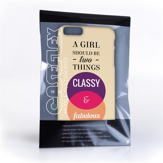 Caseflex iPhone 7 Plus Chanel Classy & Fabulous Quote Case 