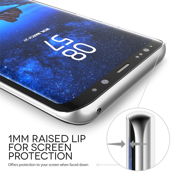 Samsung Galaxy S9 Plus 3D Geo Hexagon TPU Gel Case - White