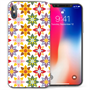 Apple iPhone X Pastel Colours Flowers TPU Gel Case