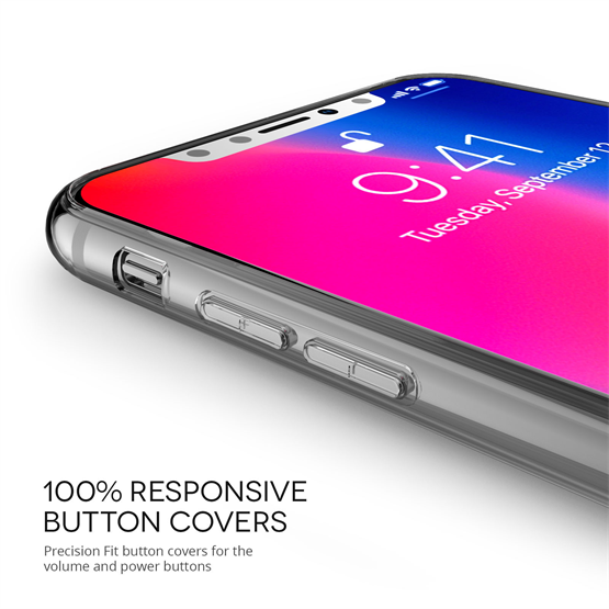 Apple iPhone X Unicorn Rampant Personalised TPU Gel Case - Purple