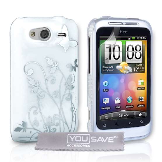 Yousave Accessories HTC Wildfire S IMD White Case