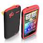 Yousave Accessories HTC Sensation Dual Combo Case - Red / Black
