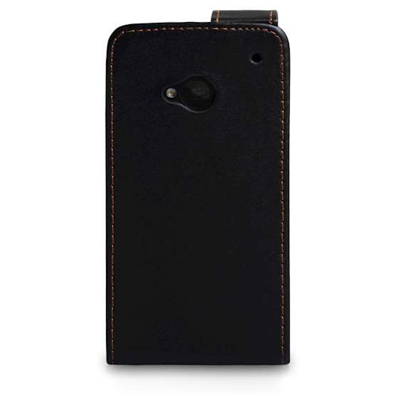 YouSave Accessories HTC One S Leather-Effect Flip Case - Black